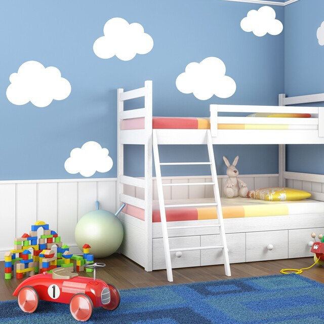 Urban Walls Clouds Wall Decal & Reviews Wayfair